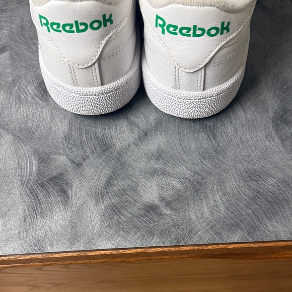 Reebok Club C 85 White and Green Classic Sneakers - Picture 3 of 4